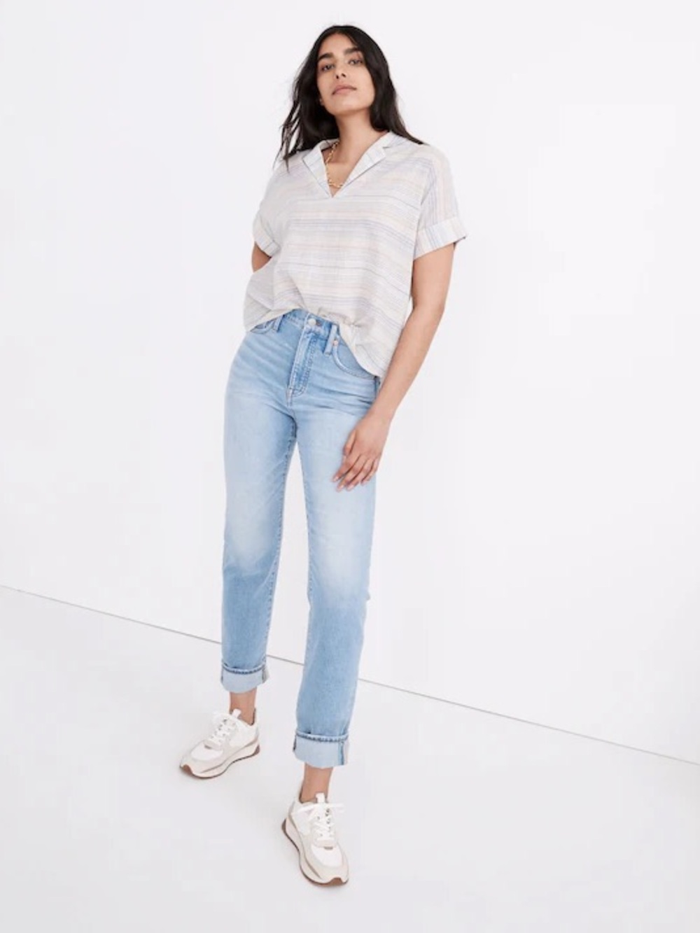 Madewell Classic Straight Jeans in Sayles Wash
